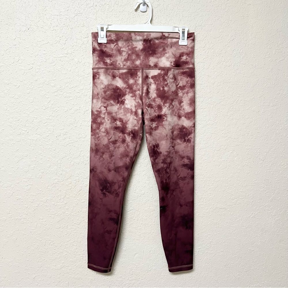 Athleta Womens Elation Printed 7/8 Tight Womens Legging Size S High Rise